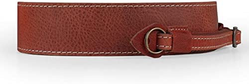 MegaGear MG1515 Sierra Series Genuine Leather Camera Shoulder or Neck Strap - Brown Compact - Image 8