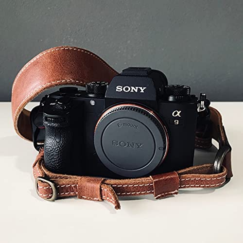 MegaGear MG1515 Sierra Series Genuine Leather Camera Shoulder or Neck Strap - Brown Compact - Image 11