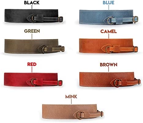 MegaGear MG1515 Sierra Series Genuine Leather Camera Shoulder or Neck Strap - Brown Compact - Image 5