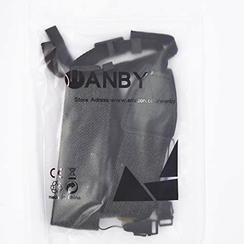 WANBY Camera Strap Black Canvas Neck Shoulder Strap with Quick Release Buckles for DSLR SLR - Image 2